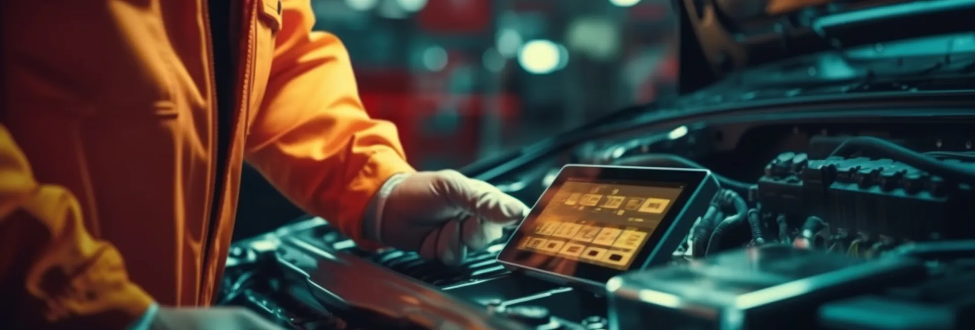 Auto King oto ekspertizinde araç elektroniğinin cihazla kontrolü